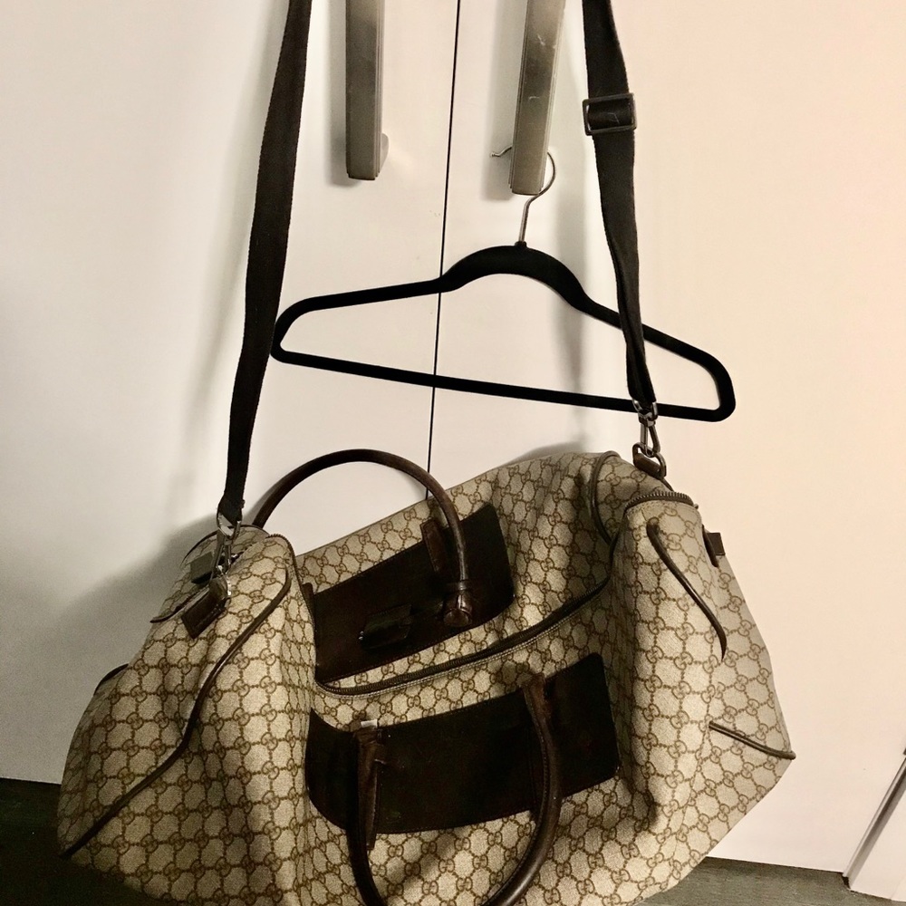 Vintage Gucci Travel Duffle Bag